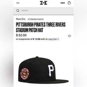 PITTSBURGH PIRATES THREE RIVERS STADIUM PATCH HAT